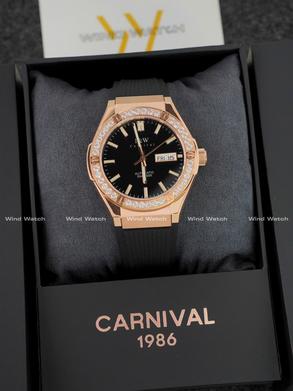 I&W Carnival 55851G-VH - Viền Đá - Đen 2 55851G-VH - Viền Đá - MẶT Đen
