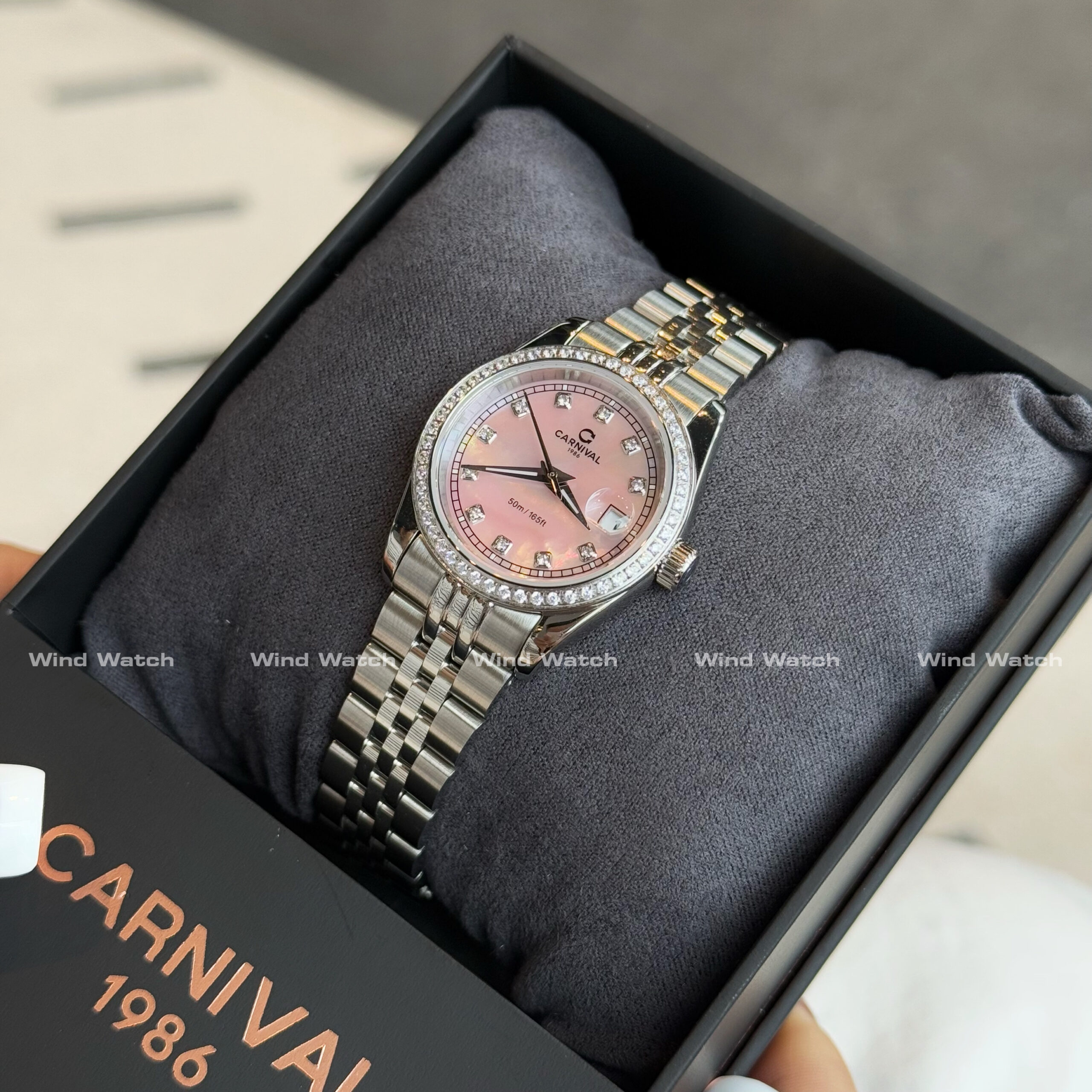 CARNIVAL 8131L2-VT-HK XÀ CỪ HỒNG 2 Đồng hồ nữ Carnival 8131L2-VT-HK Xà Cừ