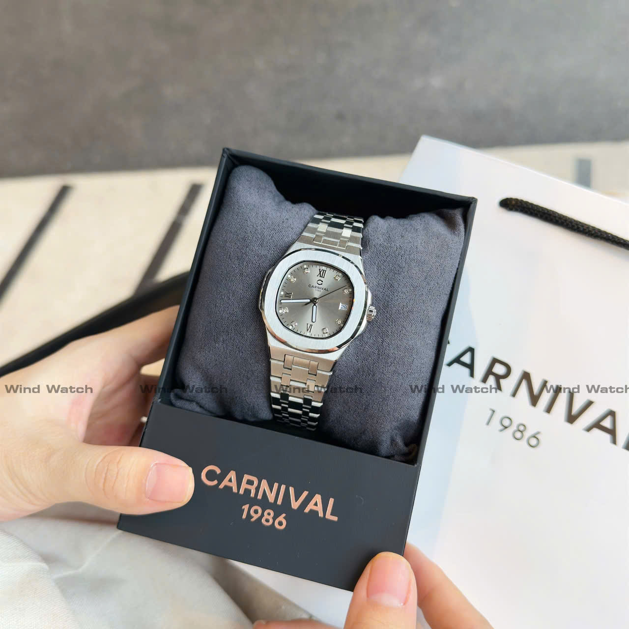CARNIVAL Nữ 8160L-VT-XA (XÁM) 12 CARNIVAL Nữ 8160L-VT-XA (XÁM)