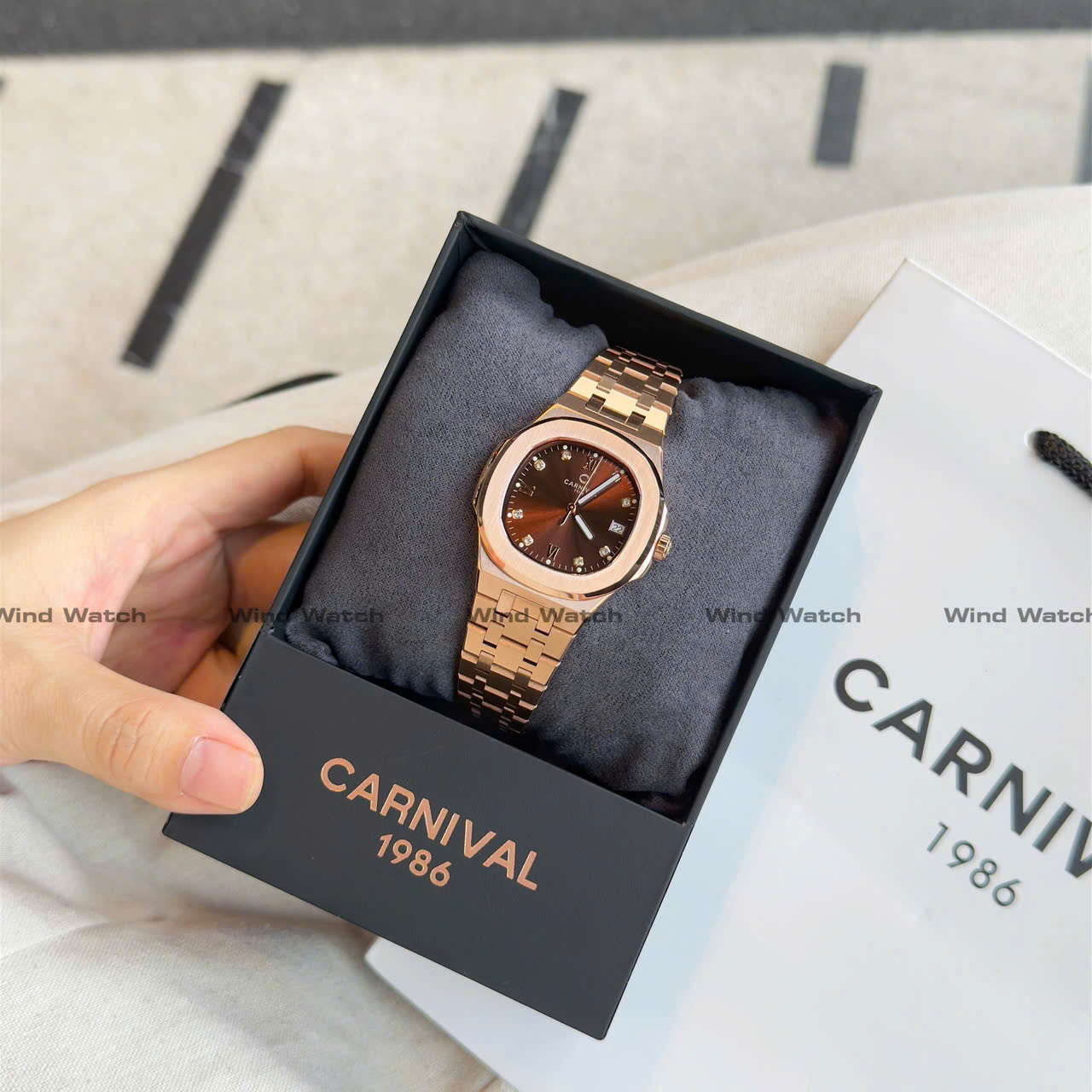 CARNIVAL Nữ 8160L-VH-N2 (Nâu Choco) 12 CARNIVAL Nữ 8160L-VH-N2