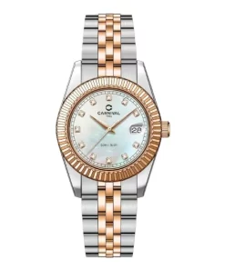 Đồng Hồ Carnival Nữ 8131L-CH-TK Xà cừ trắng