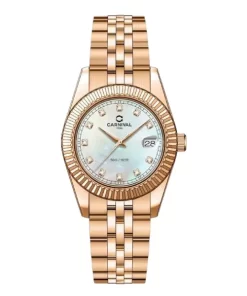 Đồng Hồ Carnival Nữ 8131L-VH-TK Xà cừ trắng