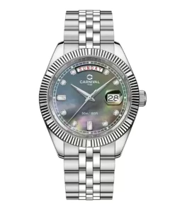 Đồng hồ nam Carnival 8190G-VT-DK Xà cừ đen