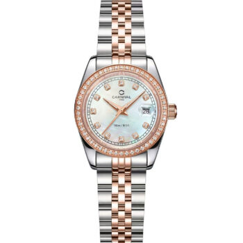 Đồng hồ nữ Carnival 8131L2-CH-TK Xà Cừ Trắng