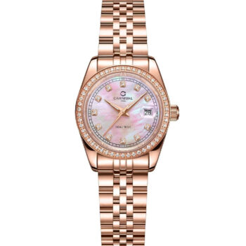 Đồng hồ nữ Carnival 8131L2-VH-HK Xà Cừ Hồng