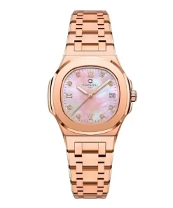 Đồng Hồ Carnival Nữ 8160L-VH-XCH Xà Cừ Hồng