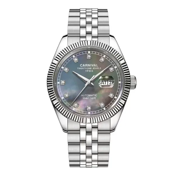 CARNIVAL 8131G-VT-DK XÀ CỪ ĐEN 1 Đồng hồ nam Carnival 8131G-VT-DK