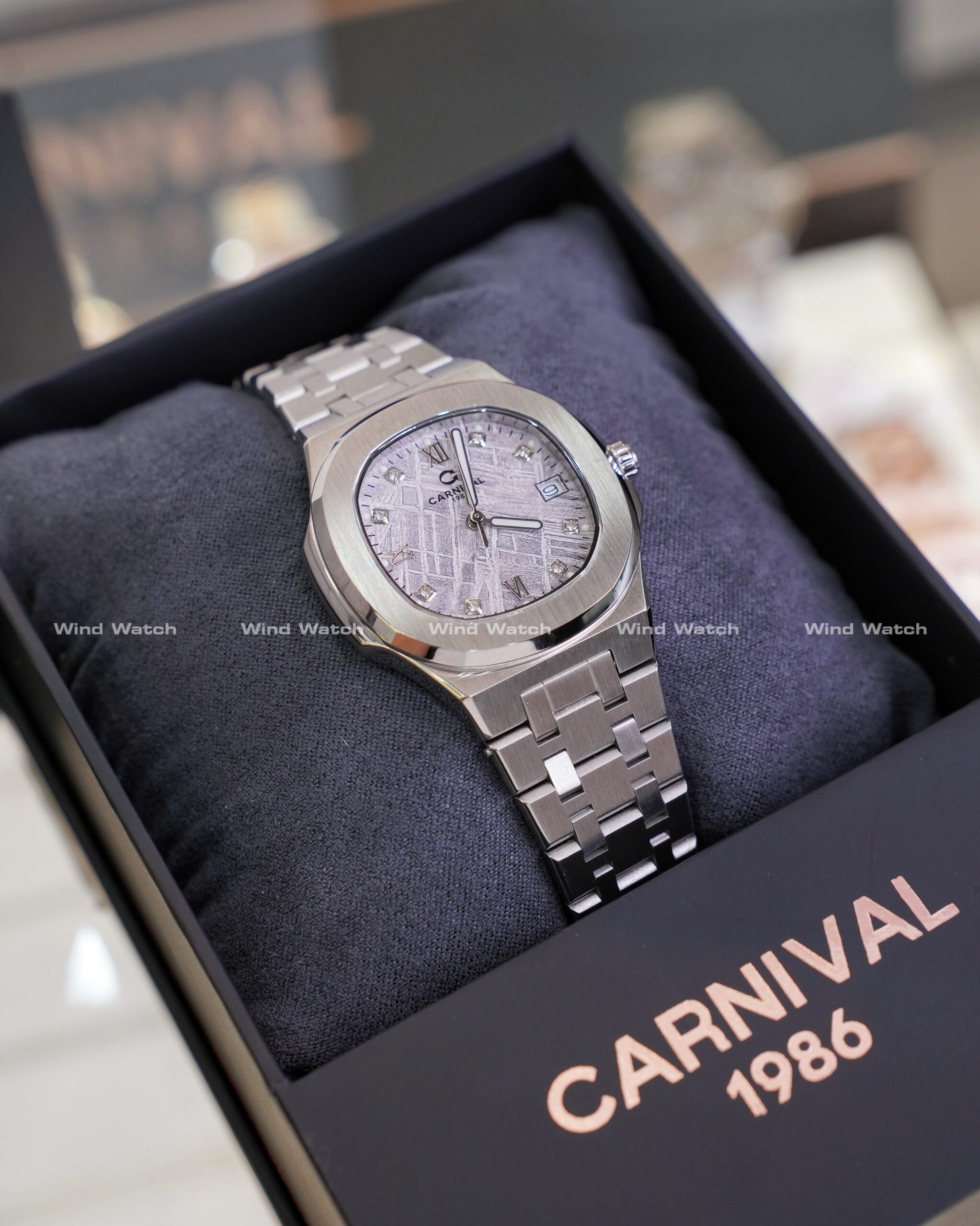 Đồng Hồ Carnival Nữ 8160L-VT-TT (Thiên Thạch) 12 Đồng Hồ Carnival Nữ 8160L-VT-TT (Thiên Thạch)