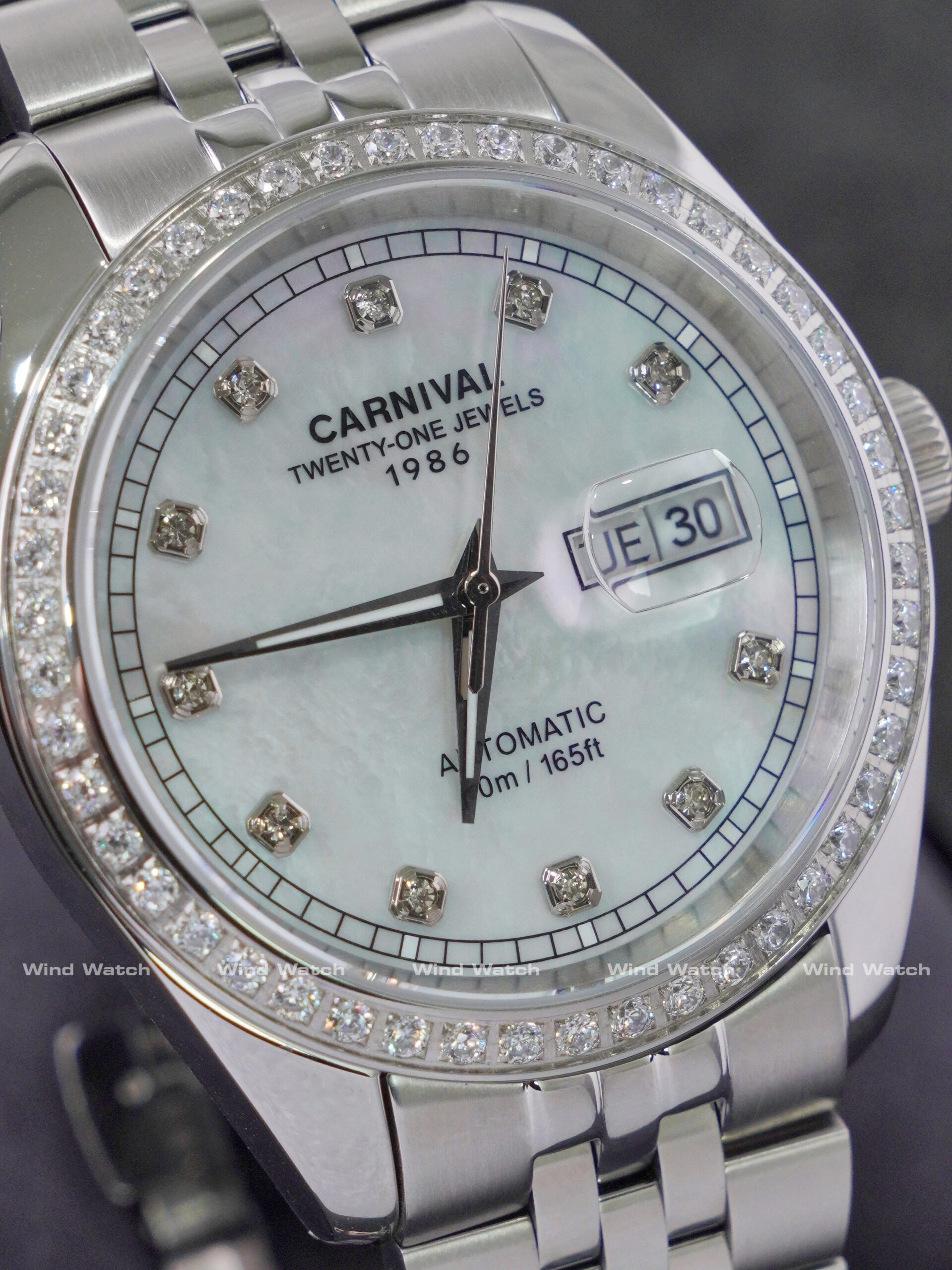 Đồng Hồ Carnival Nam 8131G2-VT-TK (Xà Cừ Trắng) 5 Carnival 8131G2-VT-TK (Xà Cừ Trắng)