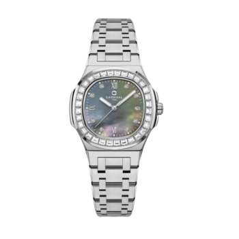 Đồng Hồ Carnival Nữ 8160L2-VT-DK (Xà Cừ Đen)
