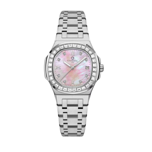 Đồng Hồ Carnival Nữ 8160L2-VT-HK (Xà Cừ Hồng)