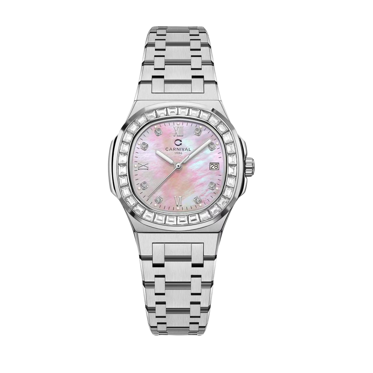 Đồng Hồ Carnival Nữ 8160L2-VT-HK (Xà Cừ Hồng) 1 Đồng Hồ Carnival Nữ 8160L2-VT-HK (Xà Cừ Hồng)