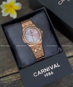 Alternative view of Đồng Hồ Carnival Nữ 8160L2-VH-HK (Xà Cừ Hồng)
