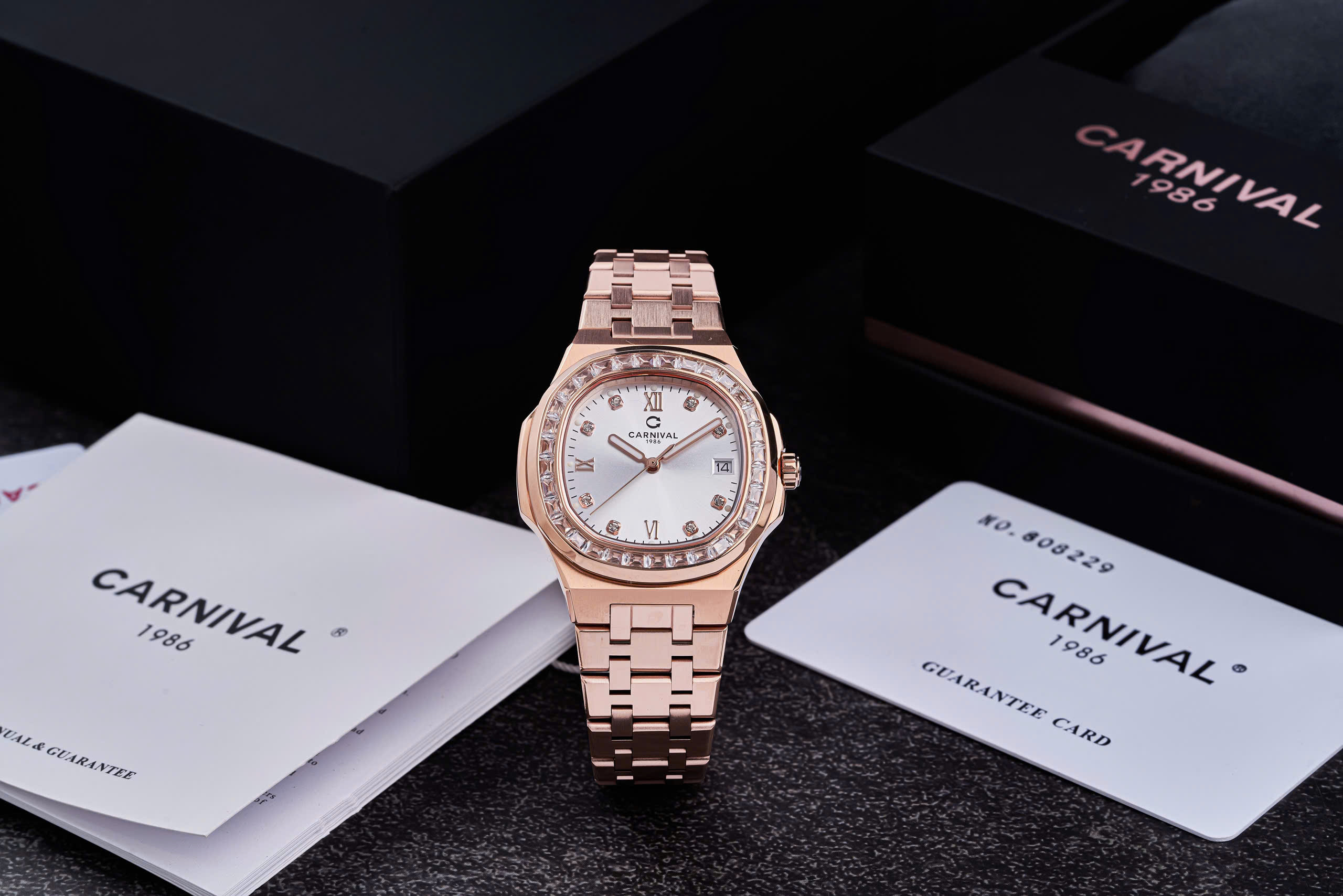 Đồng hồ CARNIVAL Nữ 8160L2-VH-T 3 Đồng hồ CARNIVAL Nữ 8160L2-VH-T - Ảnh 3