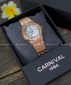 Alternative view of Đồng Hồ Carnival Nữ 8160L2-VH-TK (Xà Cừ Trắng)