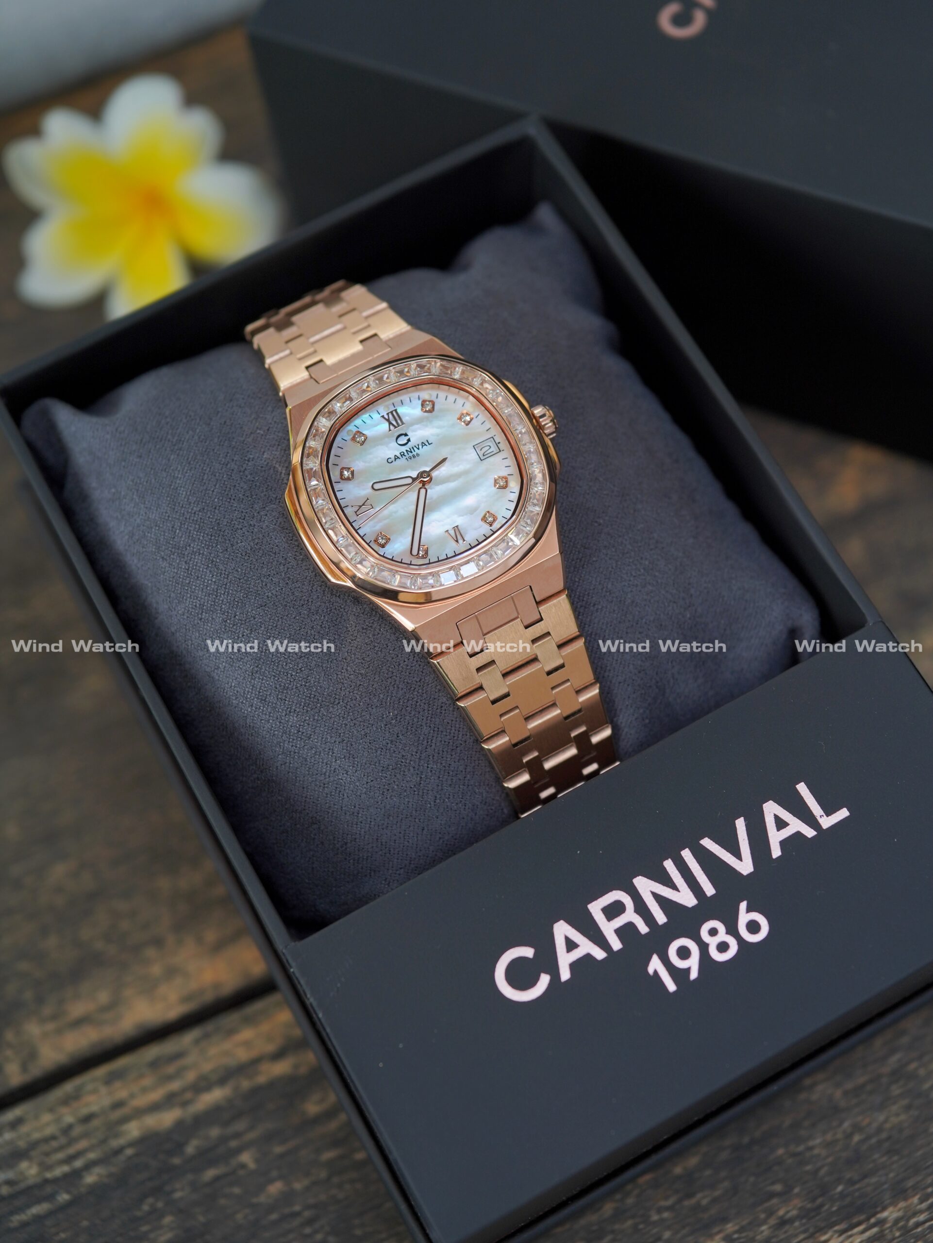 Đồng Hồ Carnival Nữ 8160L2-VH-TK (Xà Cừ Trắng) 2 Đồng Hồ Carnival Nữ 8160L2-VH-TK (Xà Cừ Trắng) - Ảnh 2